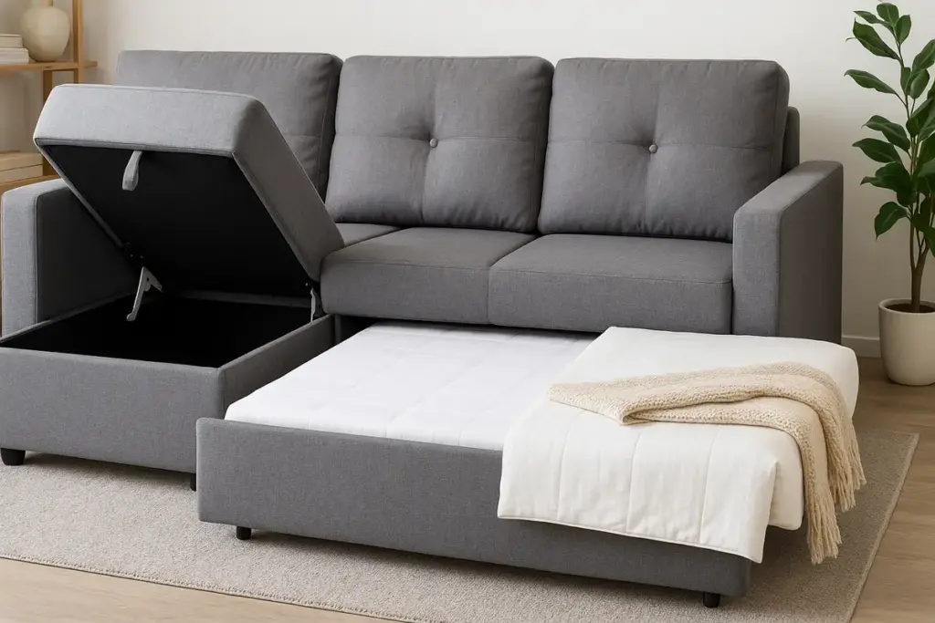 Divano contenitore o letto a cassapanca? Una guida pratica alla soluzione più versatile